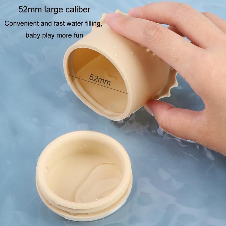 Baby Bathroom Bath Toy Children Water Play Sprinkler Water Floating Toy, Style: Triceratops