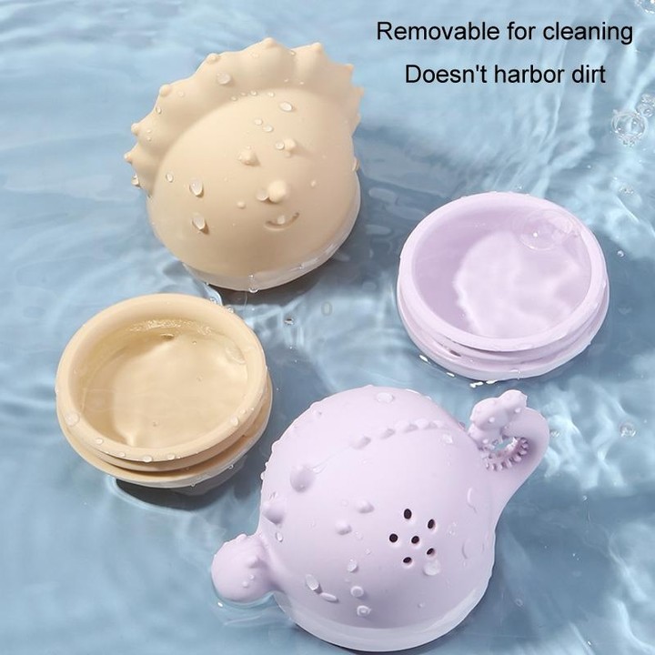 Baby Bathroom Bath Toy Children Water Play Sprinkler Water Floating Toy, Style: Big Eye Dragon