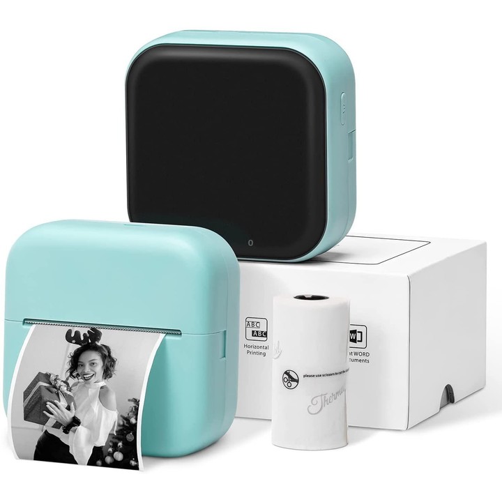 Phomemo M02X Inkless Pocket Printer Bluetooth Thermal Portable Sticker Maker Machine(Green)
