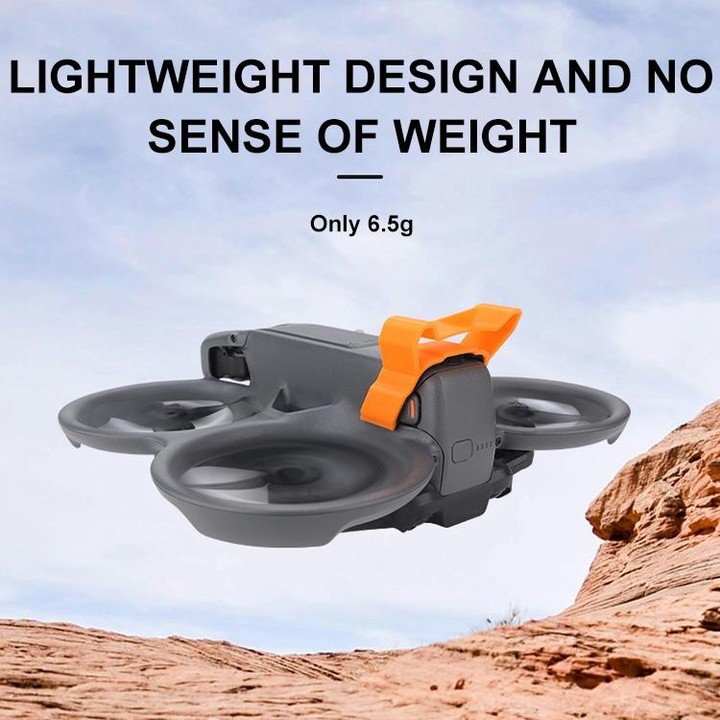 For DJI Avata 2 CQT Adhesive Airflow Cutting Flight Tail for Drones(Orange)