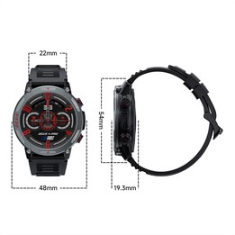 LOKMAT ZEUS4 PRO 1.43-Inch IP68 Waterproof Health Monitoring Bluetooth Call Smart Watch(Light Grey)