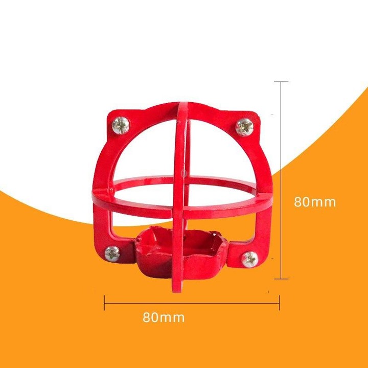 Non-disassembly Fire Sprinkler Head Protective Cover Bracket, Style: For Red 4-point Sprinkler