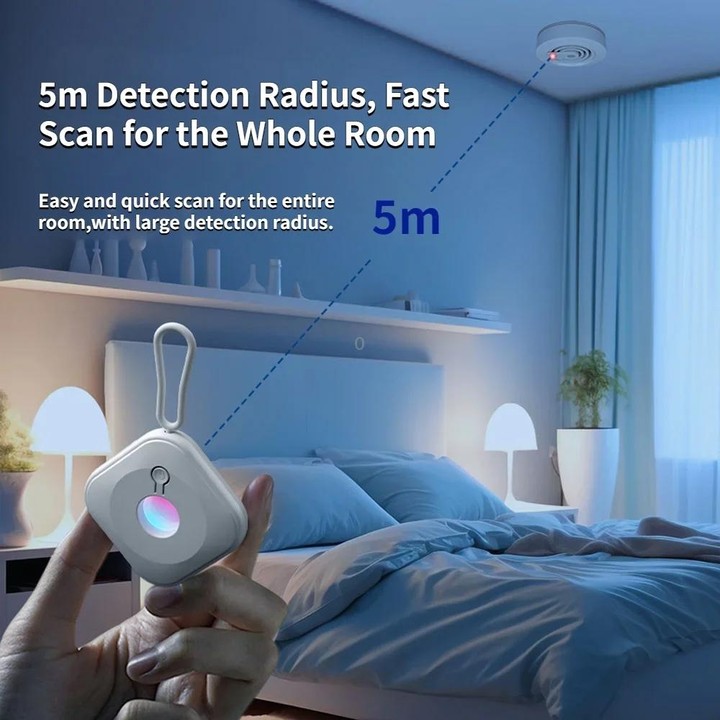 Camera Detector Hotel Anti-Shooting Surveillance Infrared Inspector(Black)