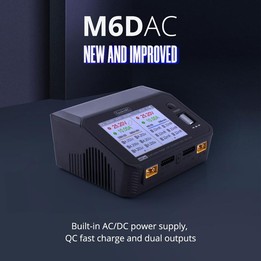 ToolkitRC M6DAC Dual Way Aeromodelling Drone Li-Po Battery Balance Charger(EU Plug)