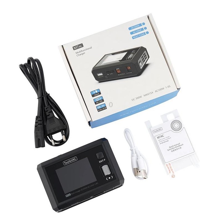 ToolkitRC M7AC Airplane And Car Model Li-Po Battery Balance Charger(US Plug)
