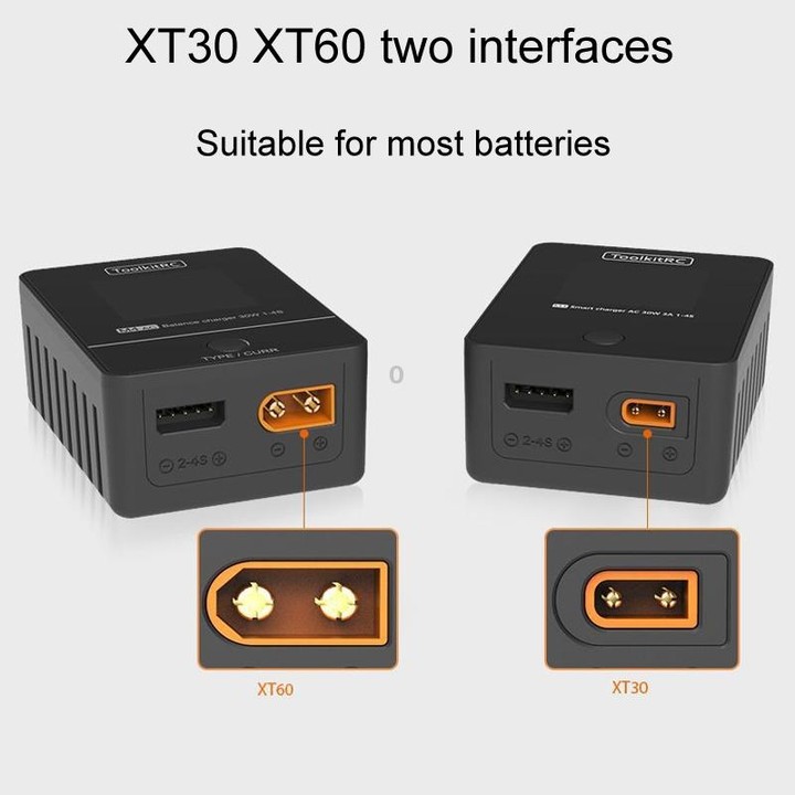 ToolkitRC M4AC Airplane And Car Model Li-Po Battery Balance Charger(US Plug)