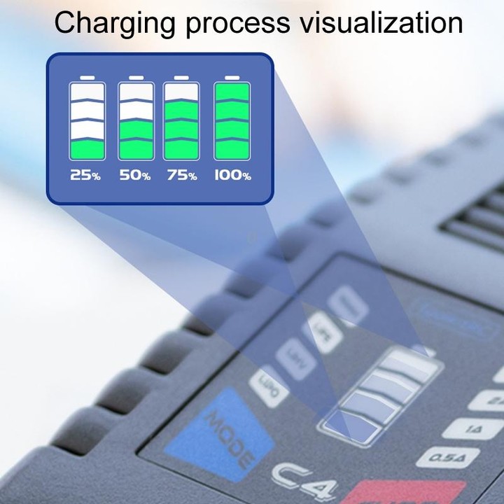 ToolkitRC C4 50W Drones Simple Li-Po Battery Balance Charger(US Plug)