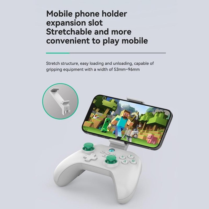 Z03 Wireless Bluetooth Game Controller For Switch / IOS / Android / PC / PS3 / PS4, Spec: Black+Bracket