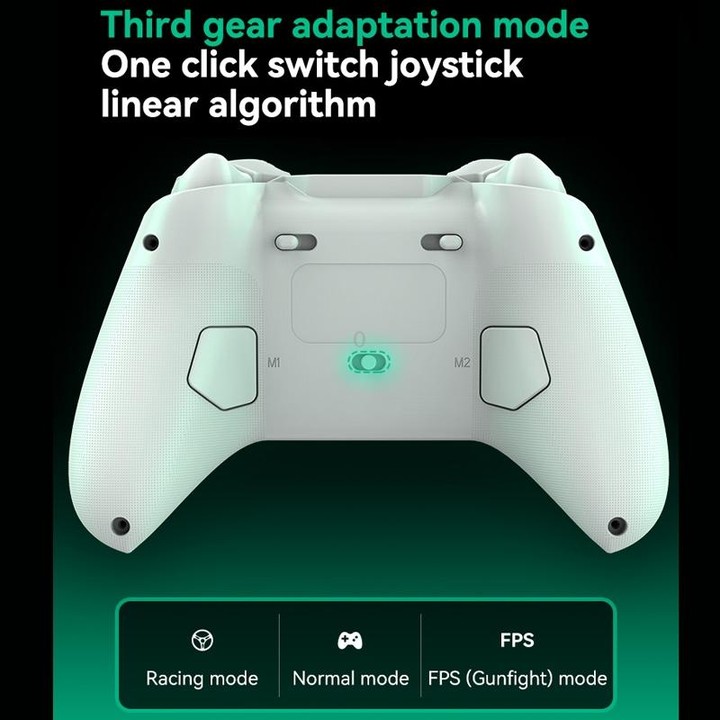 Z03 Wireless Bluetooth Game Controller For Switch / IOS / Android / PC / PS3 / PS4, Spec: Star White+Bracket