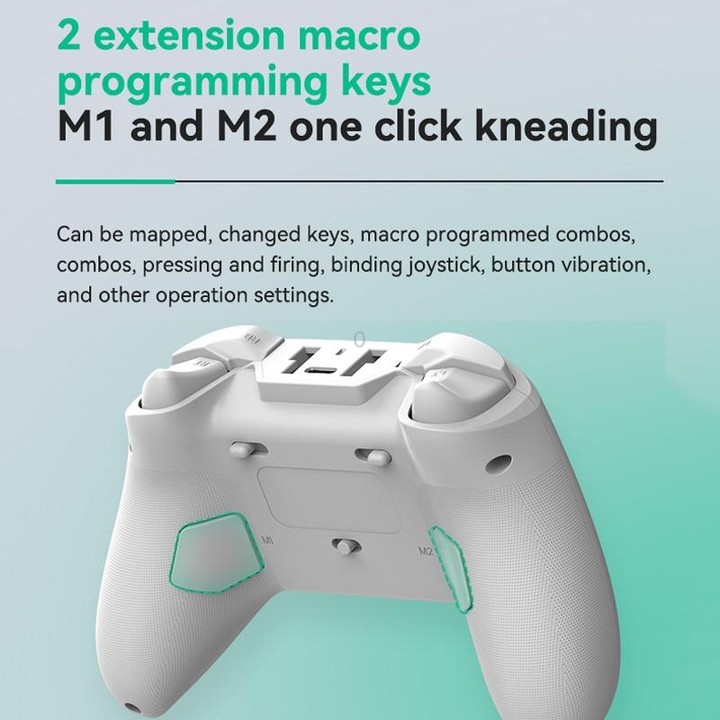 Z03 Wireless Bluetooth Game Controller For Switch / IOS / Android / PC / PS3 / PS4, Spec: Star White+Bracket