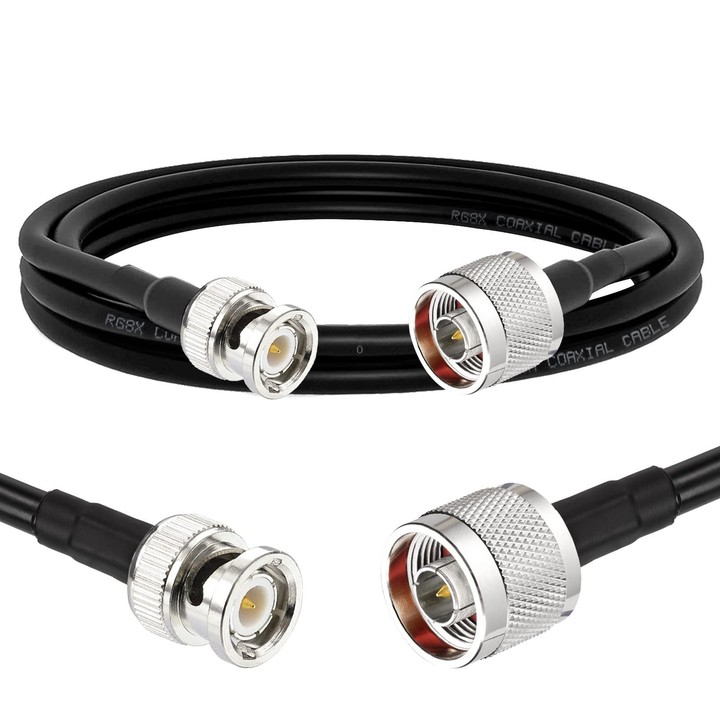 5m N Male To BNC Male RG8X RF Coaxial Cable