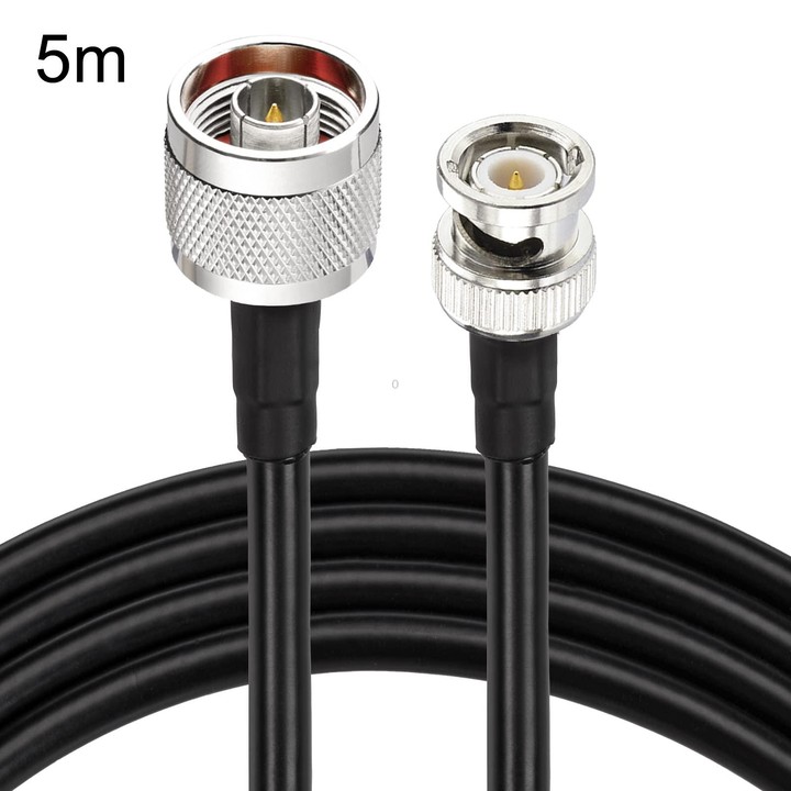 5m N Male To BNC Male RG8X RF Coaxial Cable