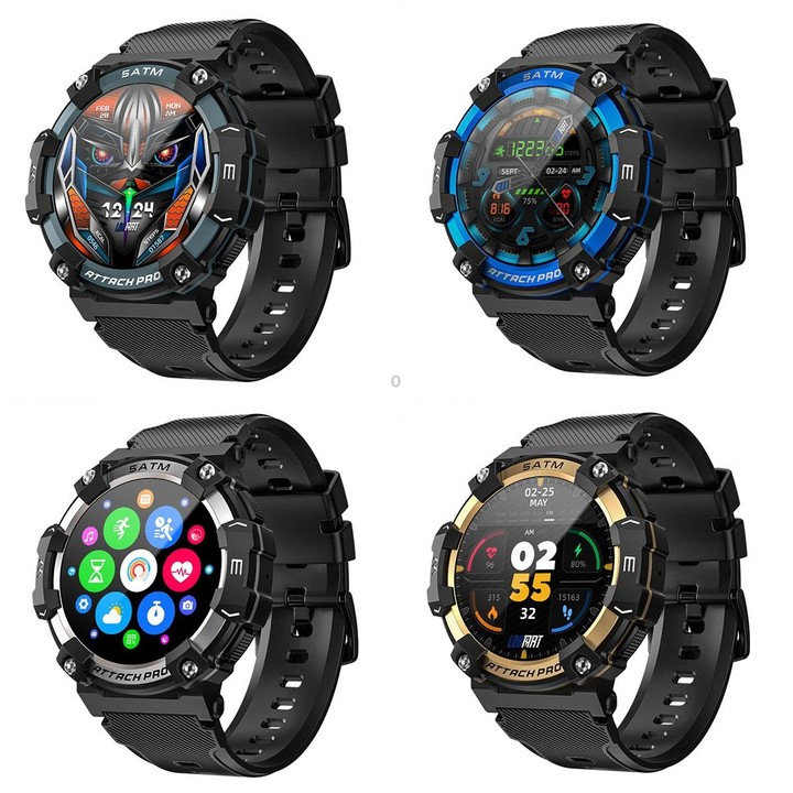 LOKMAT ATTACK 2 PRO 1.39-Inch 5ATM Waterproof Health Monitoring Bluetooth Smart Watch(Royal Blue)
