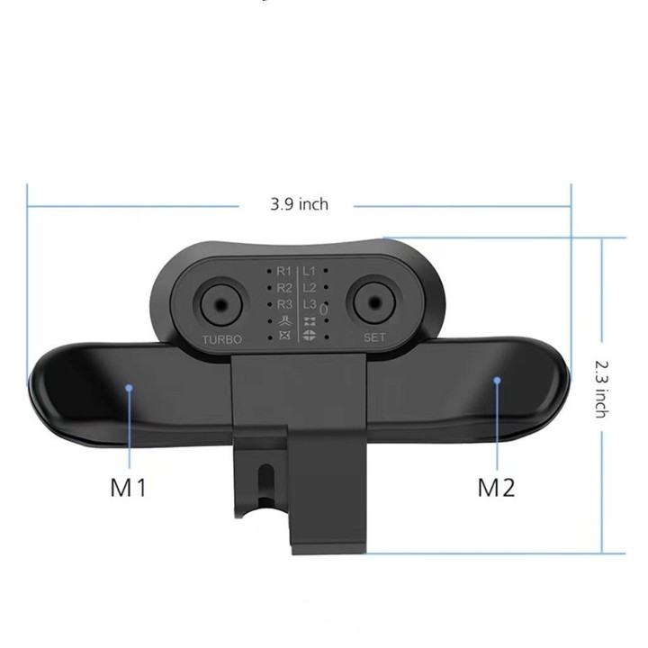 For PS4 Controller Back Button Attachment Programmable & TURBO Function