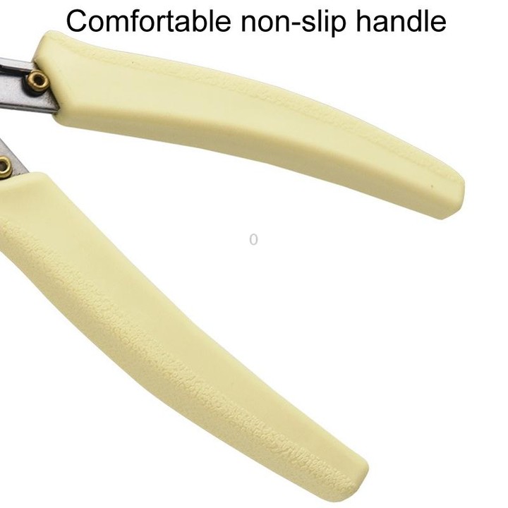 Stainless Steel Tip And Diagonal Cutting Pliers Nail Removing Drilling Cutters(White)