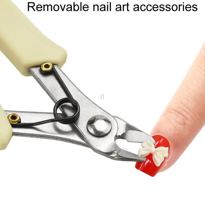 Stainless Steel Tip And Diagonal Cutting Pliers Nail Removing Drilling Cutters(White)