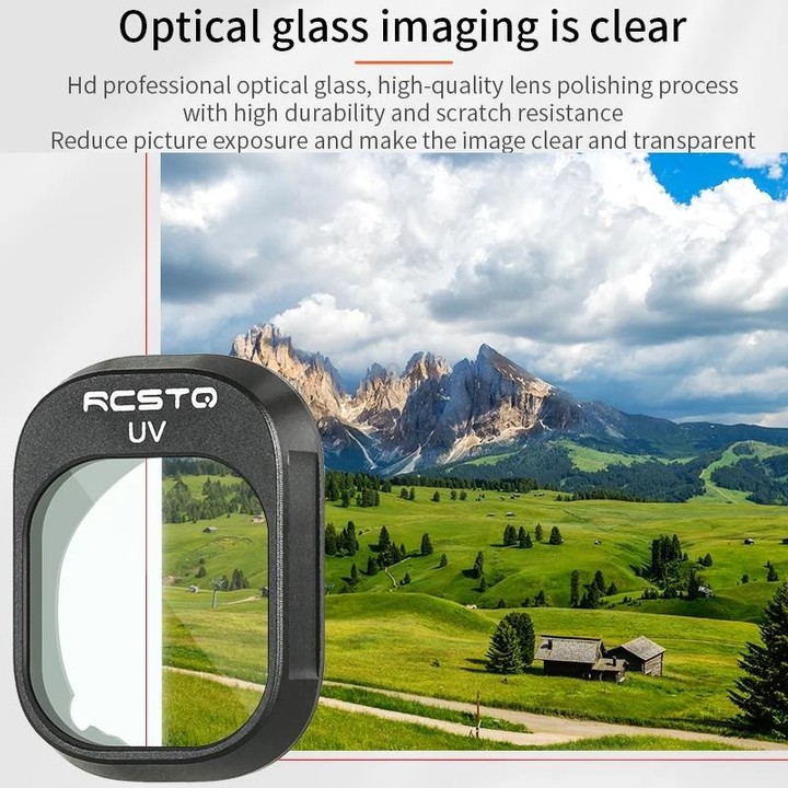 For DJI Mini 4 Pro RCSTQ Filter HD Protective Mirror Drone Accessories, Style: ND-PL8+ND-PL16+ND-PL32+ND-PL64
