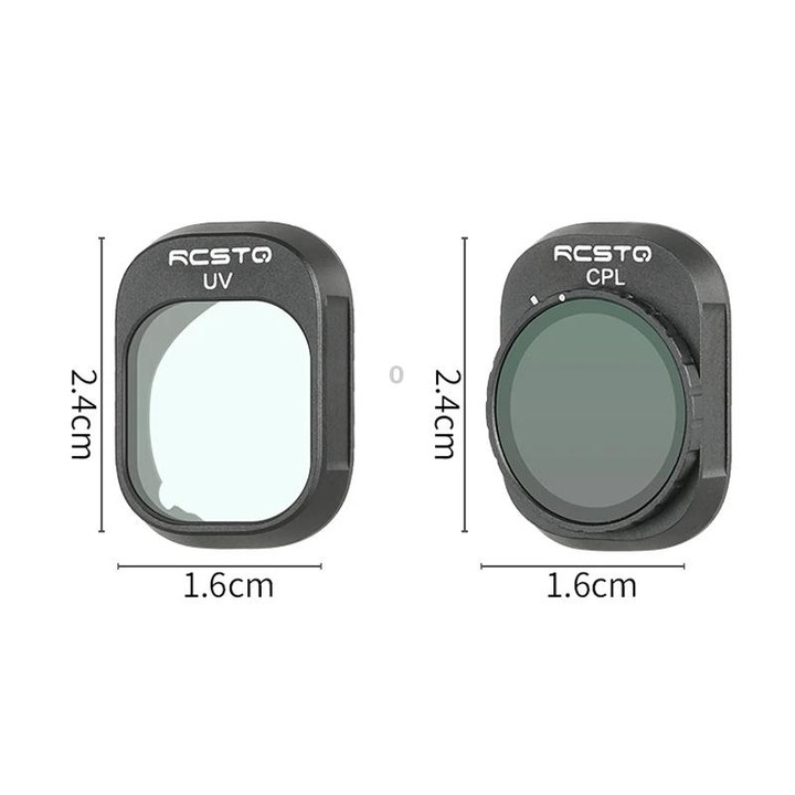 For DJI Mini 4 Pro RCSTQ Filter HD Protective Mirror Drone Accessories, Style: ND-PL8+ND-PL16+ND-PL32+ND-PL64