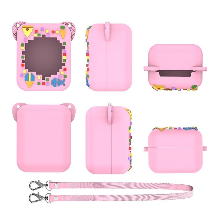 For Bitzee Electronic Pet Machine Silicone Protective Case(Pink)
