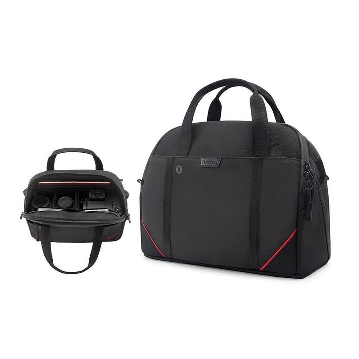 Cwatcun D109 Portable Casual Waterproof Multi-Function Camera Storage Photography Bag, Color: Small Black