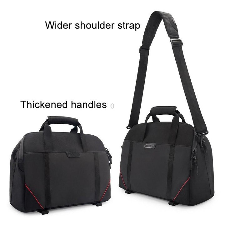 Cwatcun D109 Portable Casual Waterproof Multi-Function Camera Storage Photography Bag, Color: Medium Black