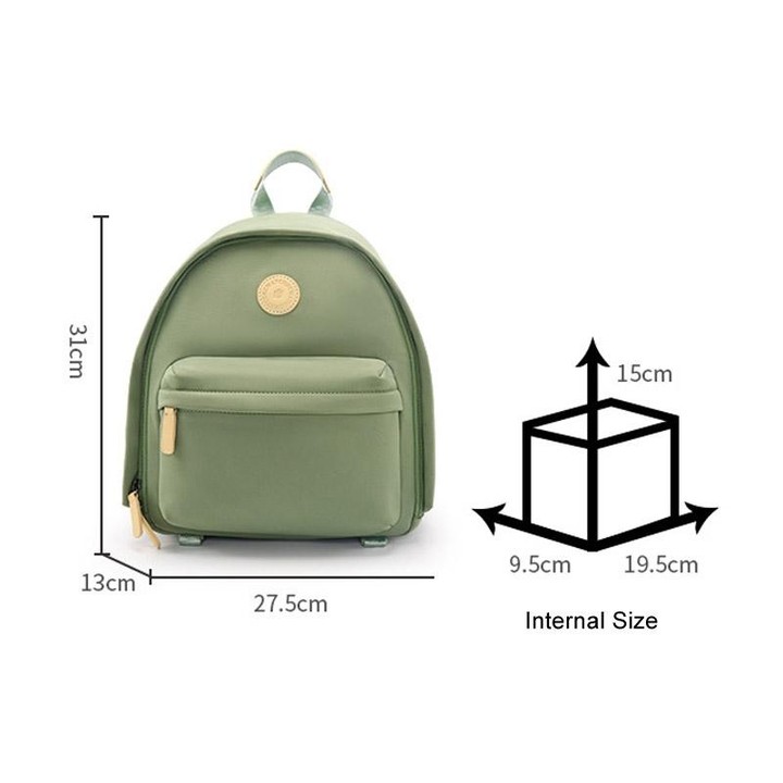 Cwatcun D125 Small Shoulder Camera Bag Casual Commuter DSLR Backpack(Green)