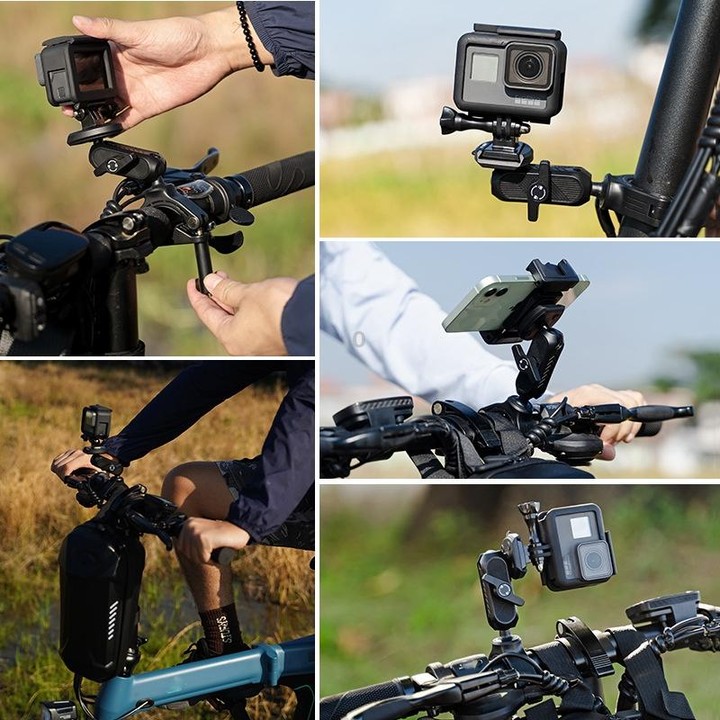 XILETU Sports Camera Mobile Phone Quick Release Motorcycle Bicycle Bracket