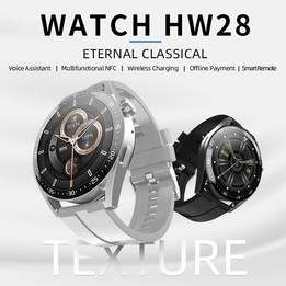 HW28 1.39-inch IP67 Waterproof Health Monitoring Bluetooth Call Smart Watch with NFC Payment(Green)