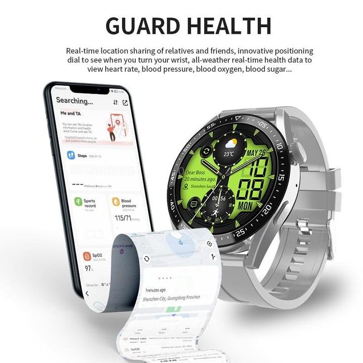 HW28 1.39-inch IP67 Waterproof Health Monitoring Bluetooth Call Smart Watch with NFC Payment(Green)