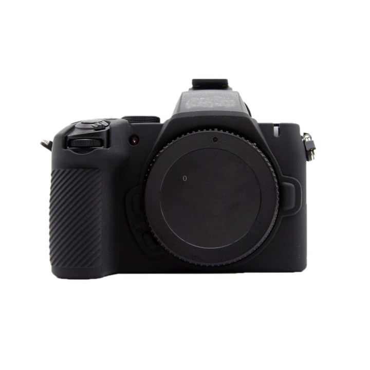 For Nikon Z50II Smooth Surface Camera Protective Silicone Case(Black)