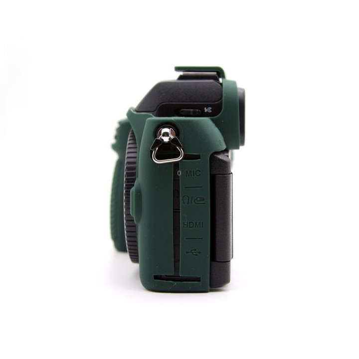 For Nikon Z50II Smooth Surface Camera Protective Silicone Case(Dark Green)
