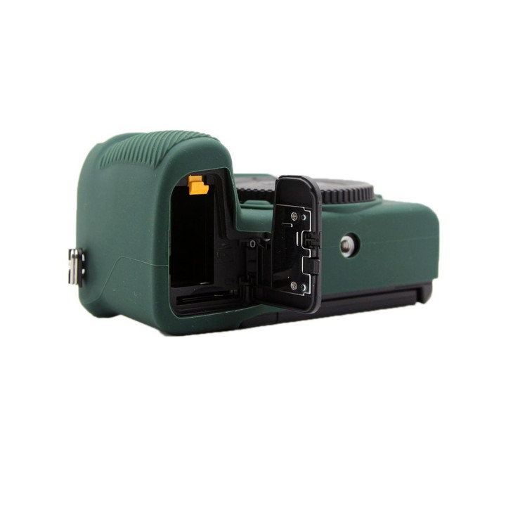 For Nikon Z50II Smooth Surface Camera Protective Silicone Case(Dark Green)