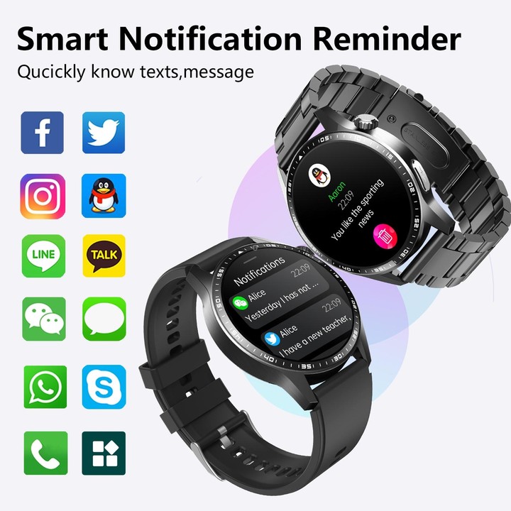 F400 1.55 Inch Screen Smart Watch Support ECG/ Blood Oxygen / Blood Sugar / 150+ Sports Mode, Color: Black Gray Silicone