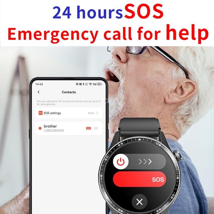 F400 1.55 Inch Screen Smart Watch Support ECG/ Blood Oxygen / Blood Sugar / 150+ Sports Mode, Color: Black Milan