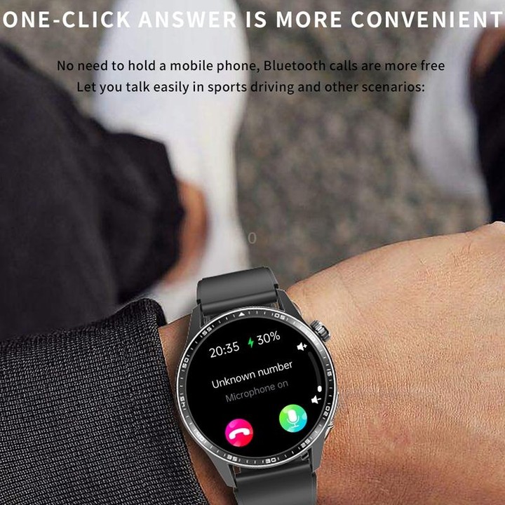 F400 1.55 Inch Screen Smart Watch Support ECG/ Blood Oxygen / Blood Sugar / 150+ Sports Mode, Color: Black Bamboo