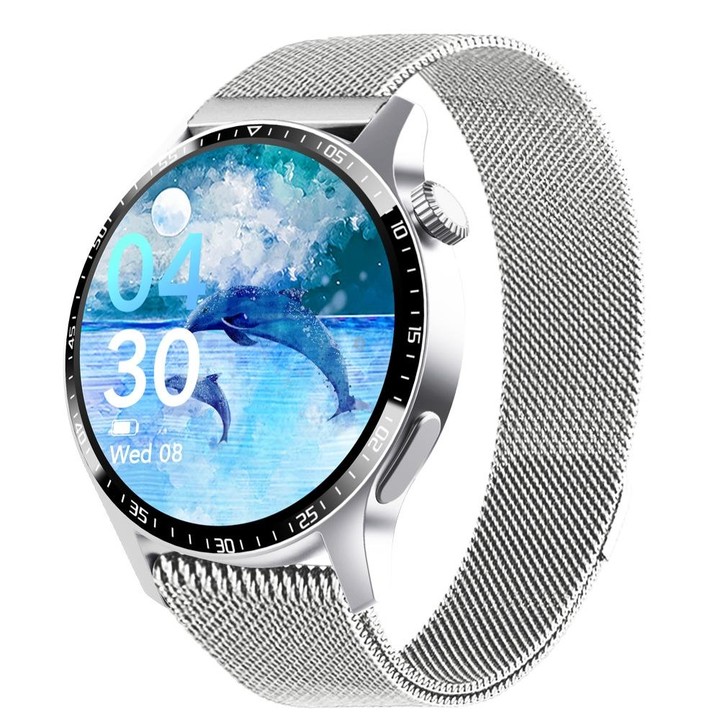 F207 Smart Watch 1.35-Inch Narrow Edge Screen Supports Bluetooth Calls / 24H Health Monitoring / 150+ Sports Modes, Color: Silve