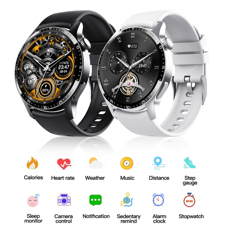 F207 Smart Watch 1.35-Inch Narrow Edge Screen Supports Bluetooth Calls / 24H Health Monitoring / 150+ Sports Modes, Color: Silve