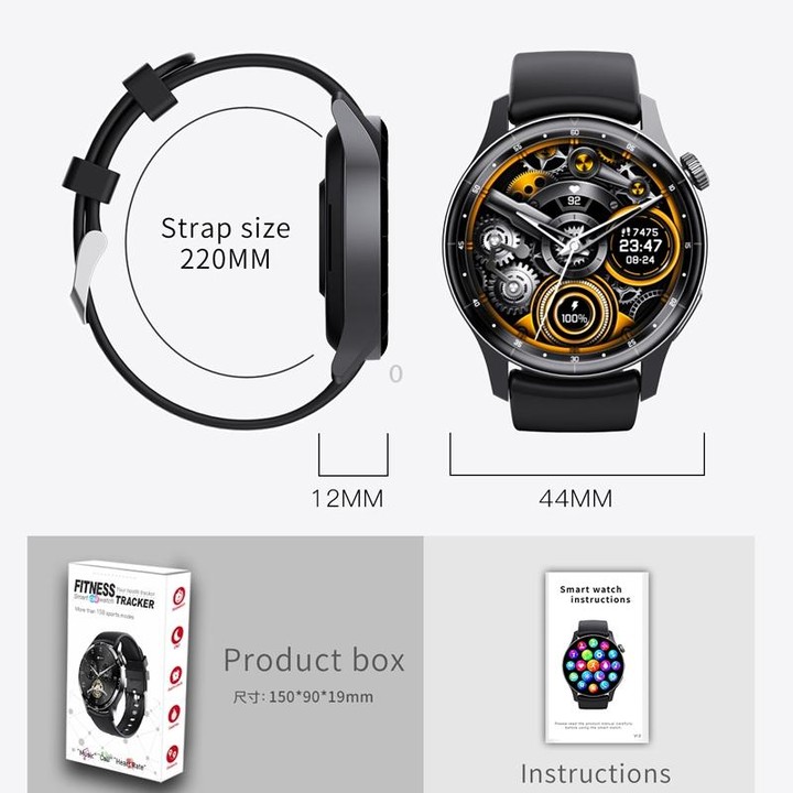F207 Smart Watch 1.35-Inch Narrow Edge Screen Supports Bluetooth Calls / 24H Health Monitoring / 150+ Sports Modes, Color: Silve
