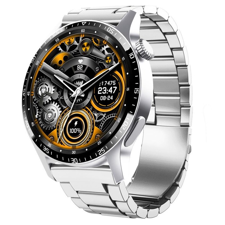 F207 Smart Watch 1.35-Inch Narrow Edge Screen Supports Bluetooth Calls / 24H Health Monitoring / 150+ Sports Modes, Color: Silve