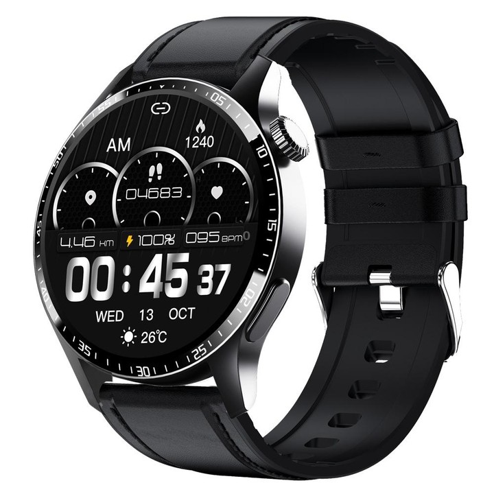 F207 Smart Watch 1.35-Inch Narrow Edge Screen Supports Bluetooth Calls / 24H Health Monitoring / 150+ Sports Modes, Color: Black