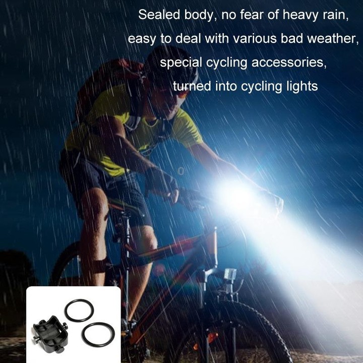 Mini Type-C Rechargeable Outdoor Keychain Light Flashlight(Lamp Head Rotatable White)
