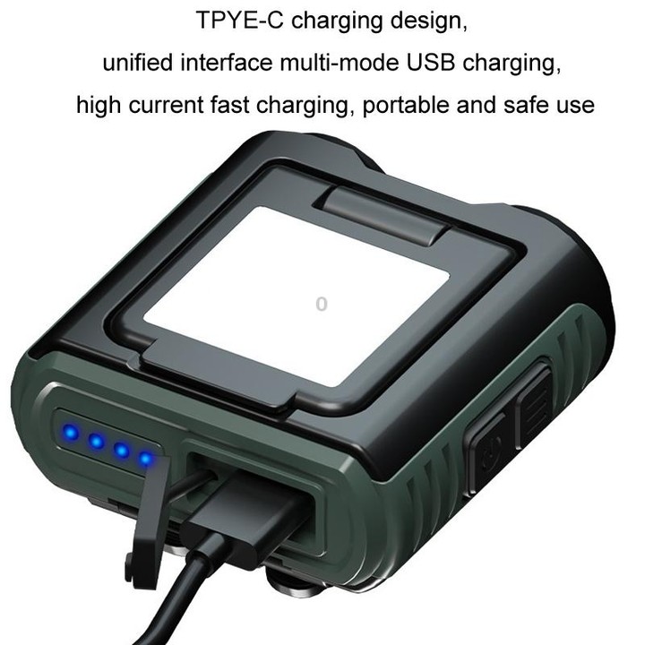 Clip Cap USB Charging Outdoor Induction LED Headlight, Style: Three-use B Type