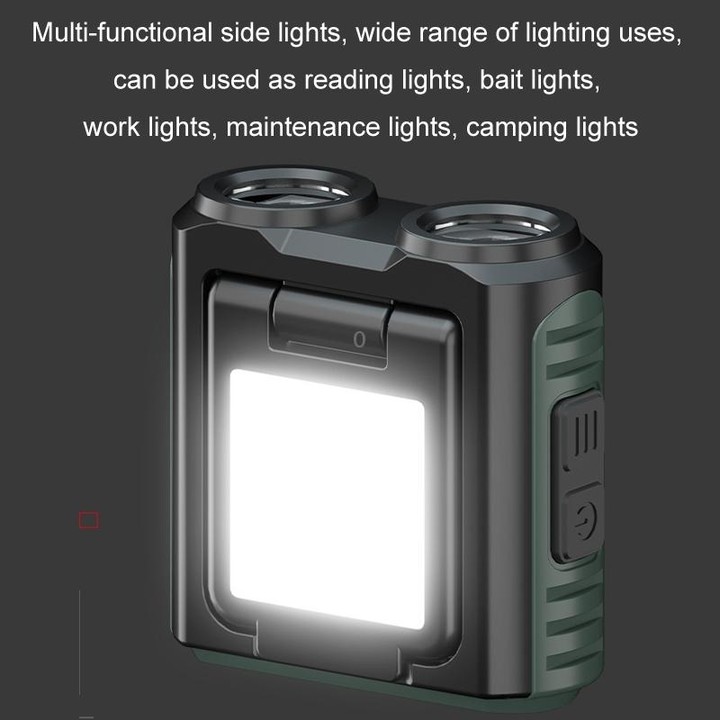 Clip Cap USB Charging Outdoor Induction LED Headlight, Style: Three-use Stepless Dimming C Type