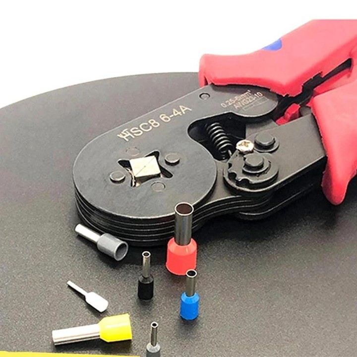1200pcs /Set Tube-Type Cold-Pressed Terminal Block Crimping Pliers Plastic Box Set