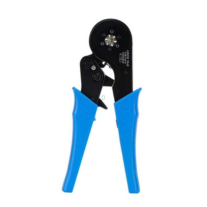 Wire Tube Type European Terminal Crimping Pliers(HCS8 16-6 Blue)
