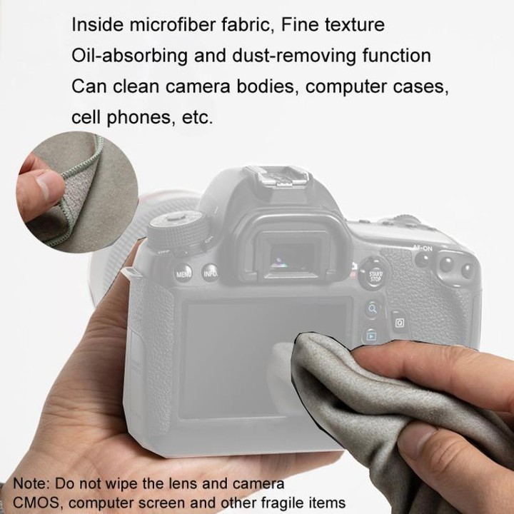 DSLR Camera Folding Cloth Photography Camera Folding Cloth Magic Protective Cloth, Color: 45x45cm Black