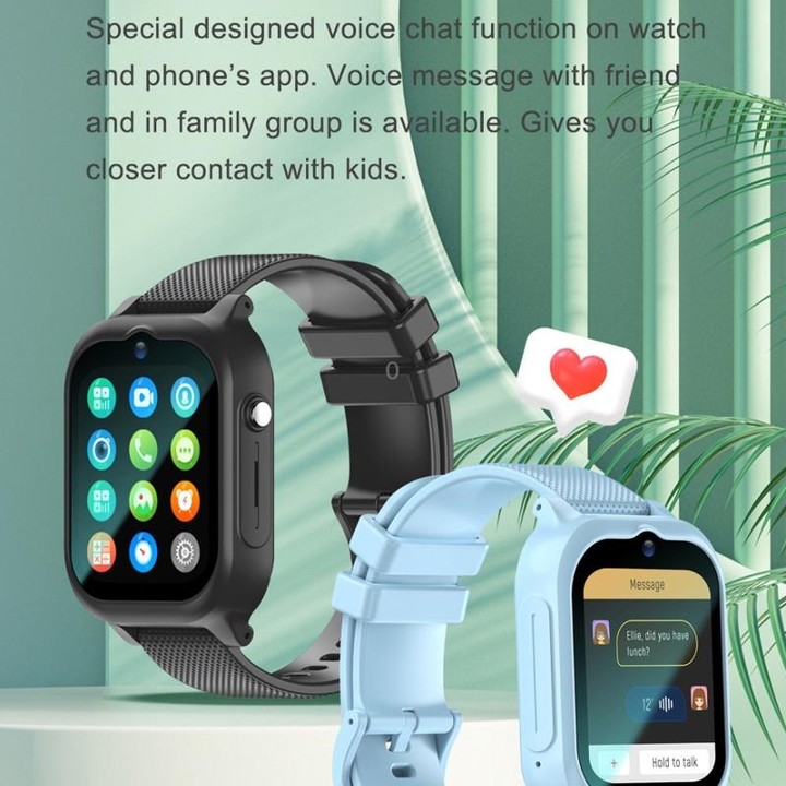 K26H 4G Kids Phone Watch With 1.83-inch Touch Screen Front Camera SOS GPS Location(Blue)