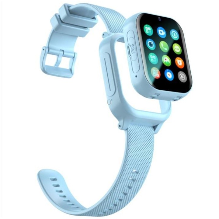 K26H 4G Kids Phone Watch With 1.83-inch Touch Screen Front Camera SOS GPS Location(Blue)