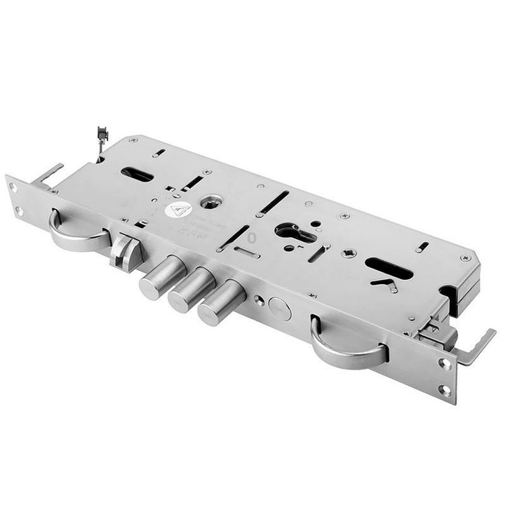 6068 Steel Security Door Lock Body For Mechanical Lock And Fingerprint Lock, Sepc: 388 x 30mm