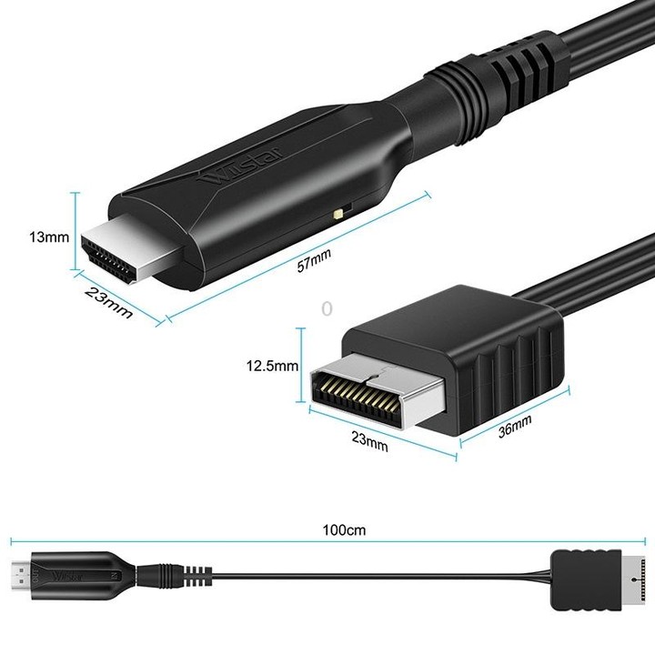 For Sony PS1 / PS2 To HDMI Converter Adapter Cable 1m 720P/1080P Output